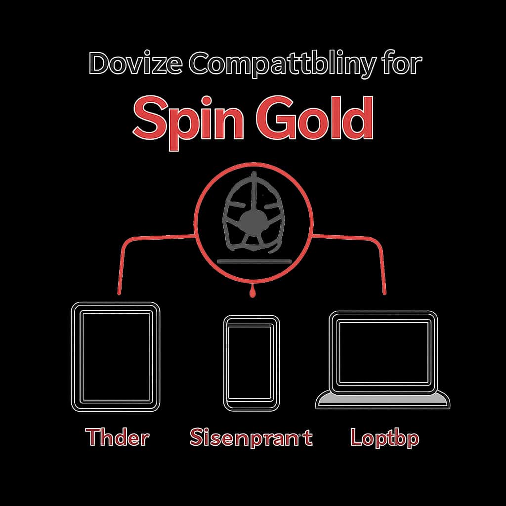 Diagram illustrating device compatibility for Spin Gold.