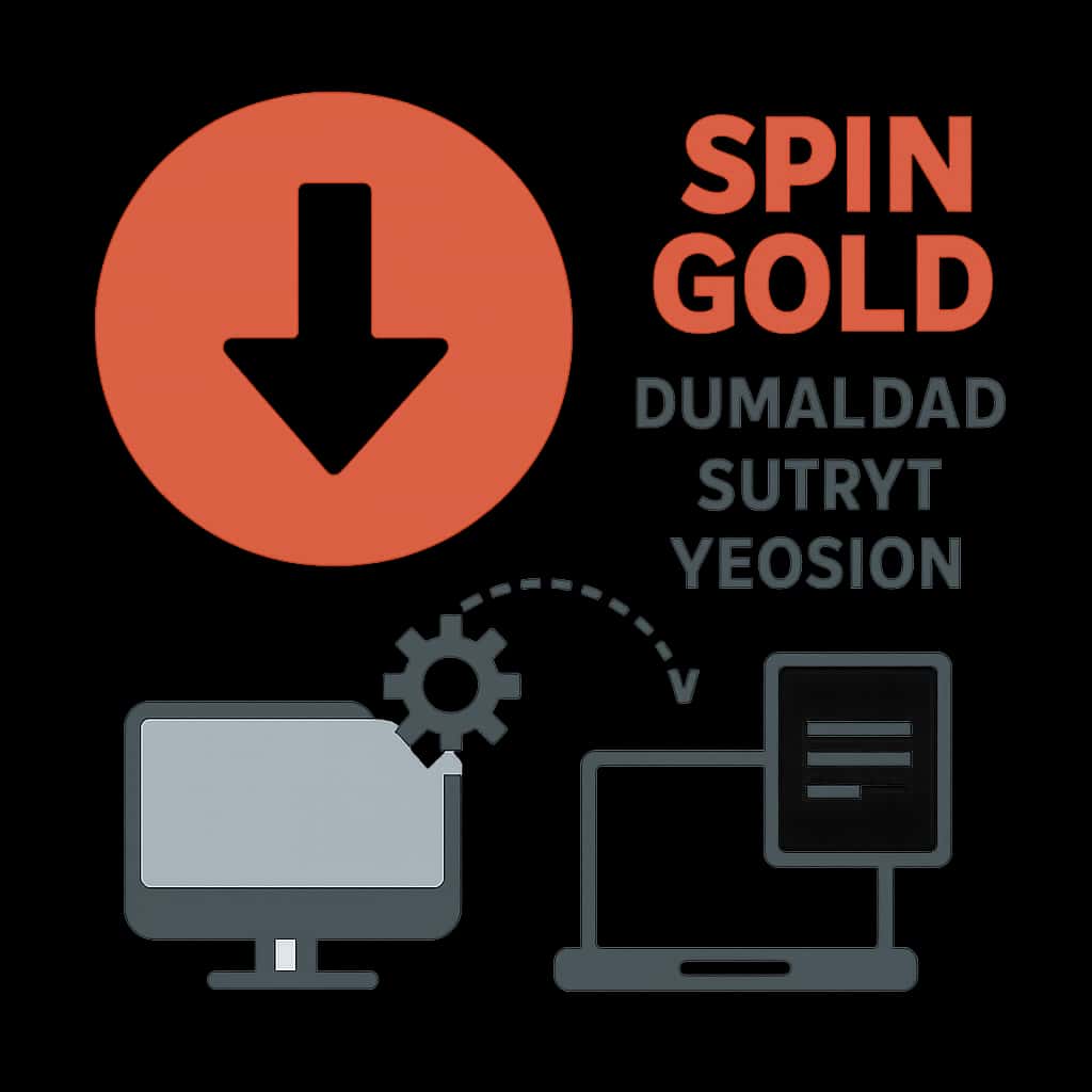 Illustration on downloading Spin Gold