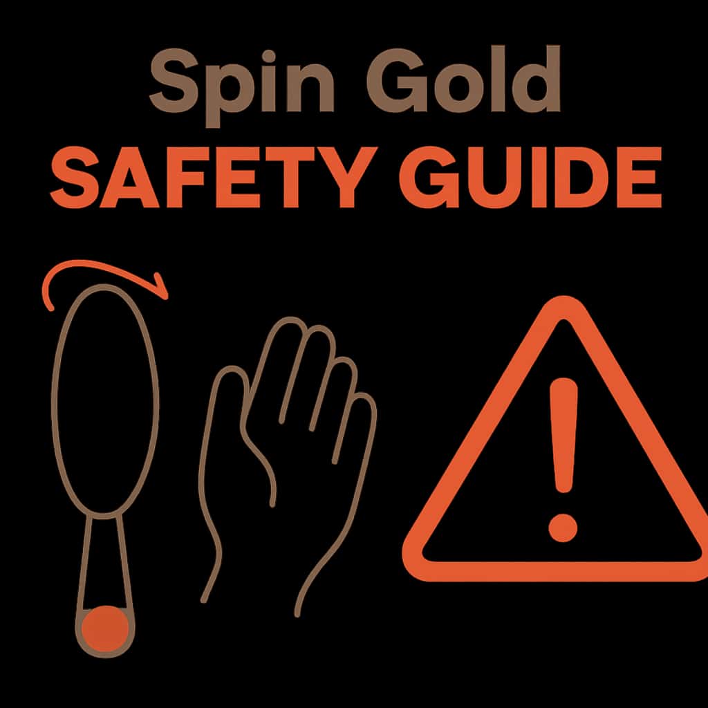 Illustration for Spin Gold Safety Guide section.