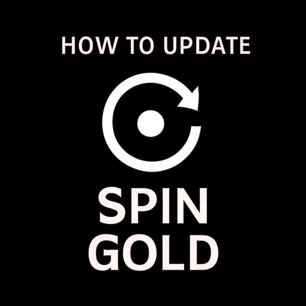 Badge concept for updating Spin Gold app.