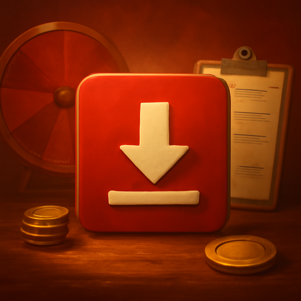 Illustration of the Spin Gold Download process highlighting installation steps.