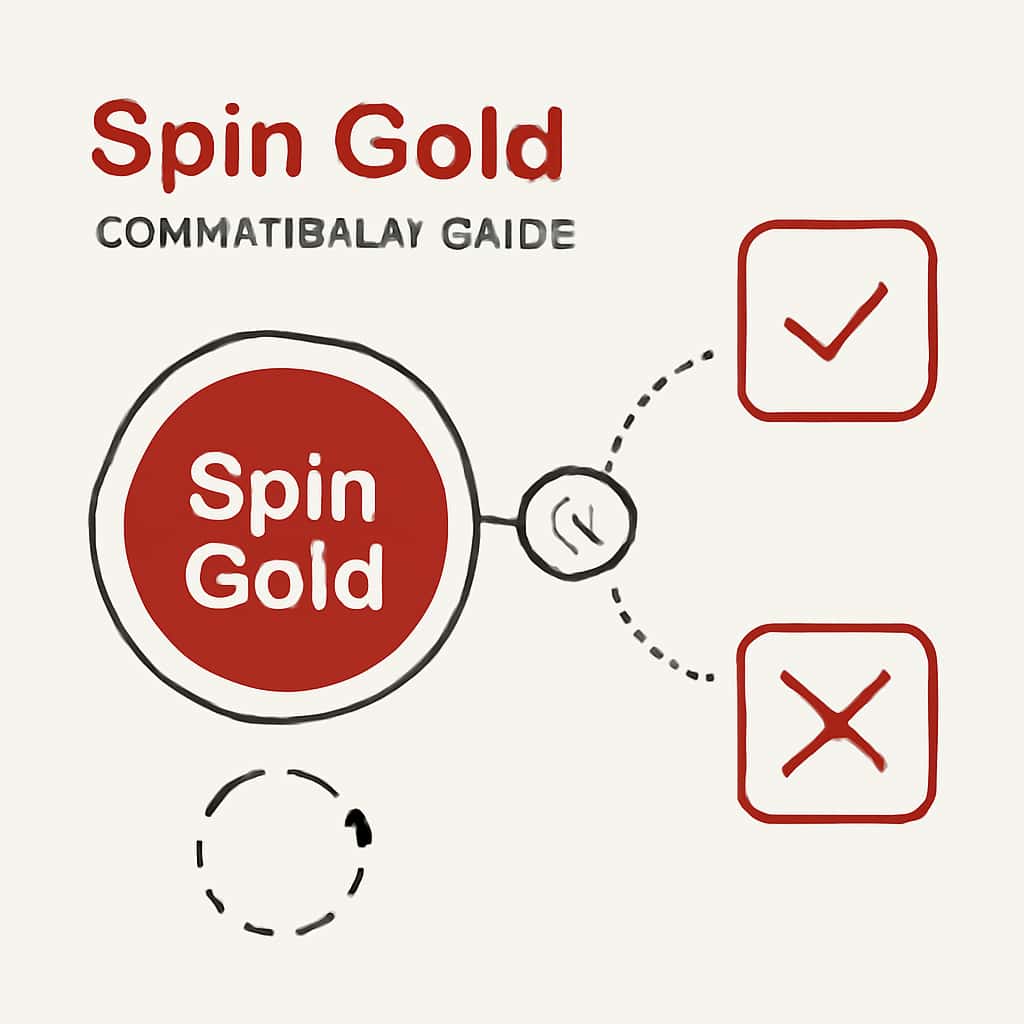 Illustration of Spin Gold compatibility details.