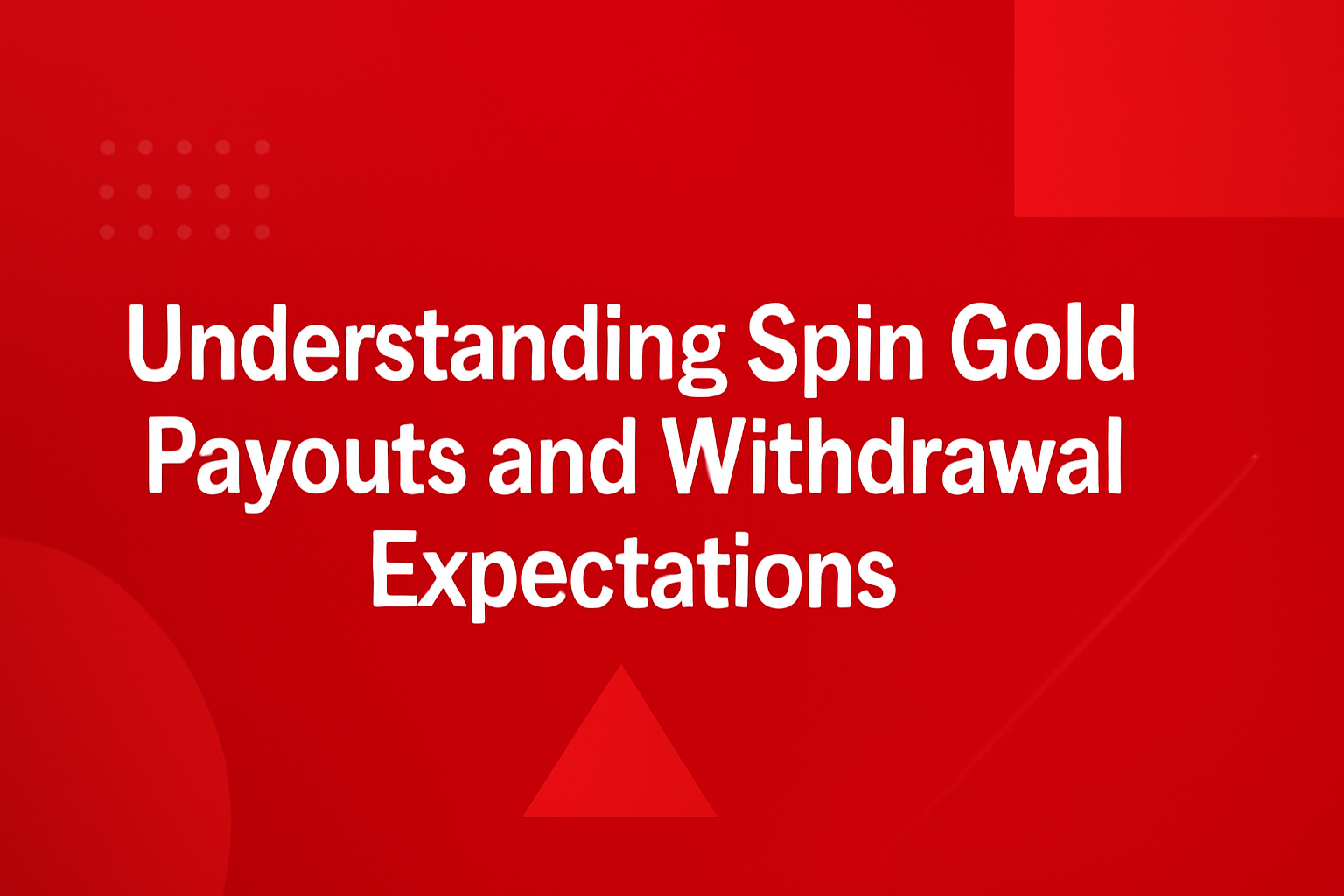 A neutral informational scene displaying the text 'Spin Gold Install' with #c4181a accents.